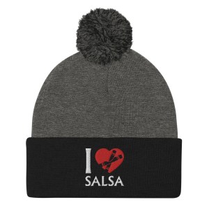 I Heart Salsa - Pom-Pom Beanie