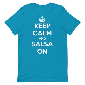 Keep Calm and Salsa On - Men's Salsa Dancing T-Shirt