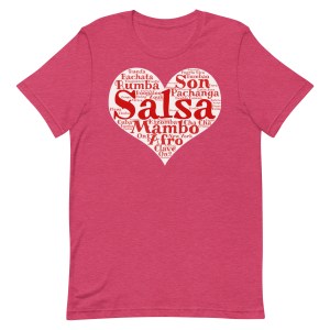 Heart of Salsa – Women’s Salsa Dancing T-Shirt