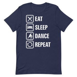 Eat Sleep Dance Repeat - Men's Salsa Dancing T-Shirt
